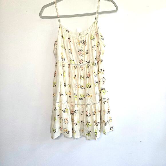 Urban Outfitters Dresses & Skirts - Urban Outfitters Yellow Floral Honey Tiered Mini Dress. Size Small.
